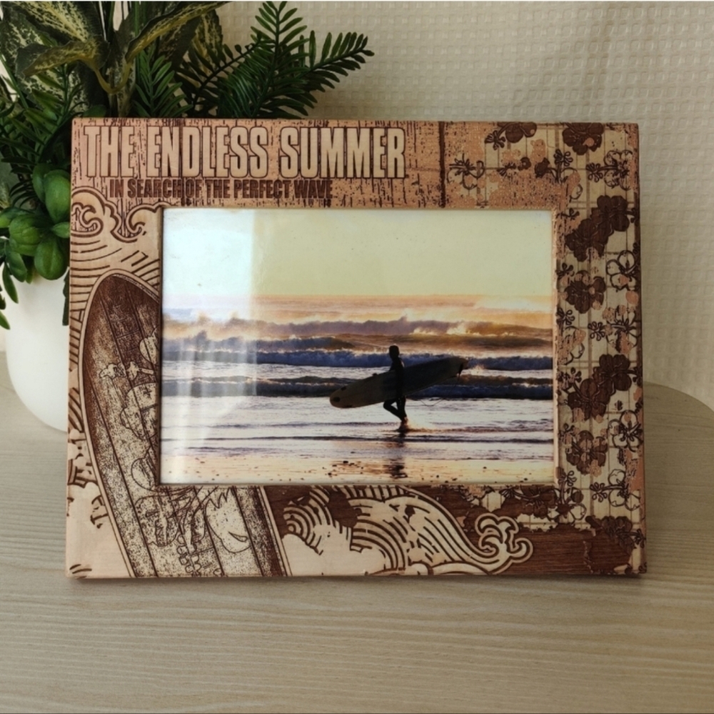 💰The Endless Summer, In Search of the Perfect Wave" Custom Wood Photo Frame